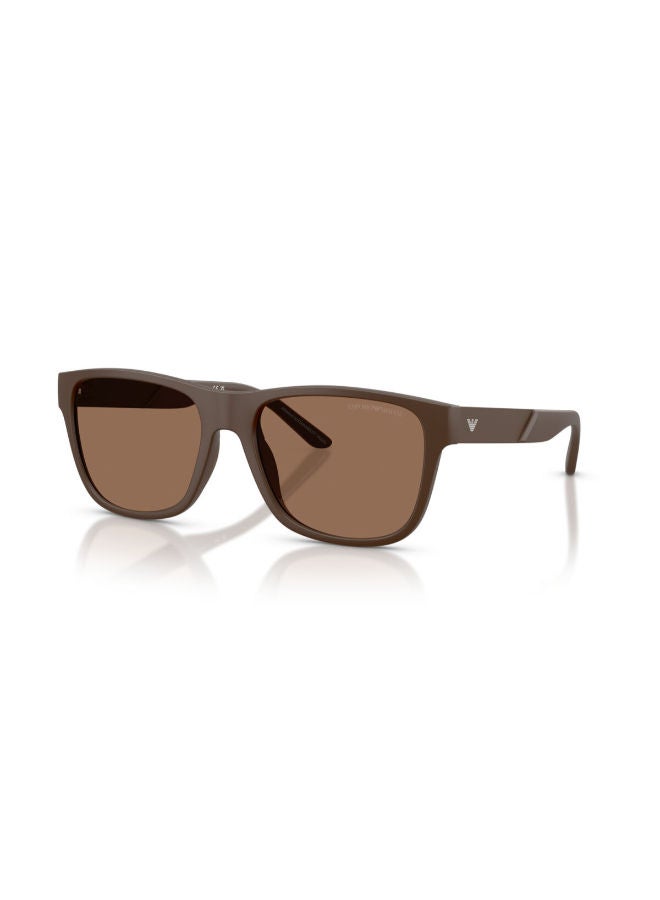 امبوريو ارماني Men Full Rim Square Sunglasses 4243, 56, 6243, 73 - Image 1